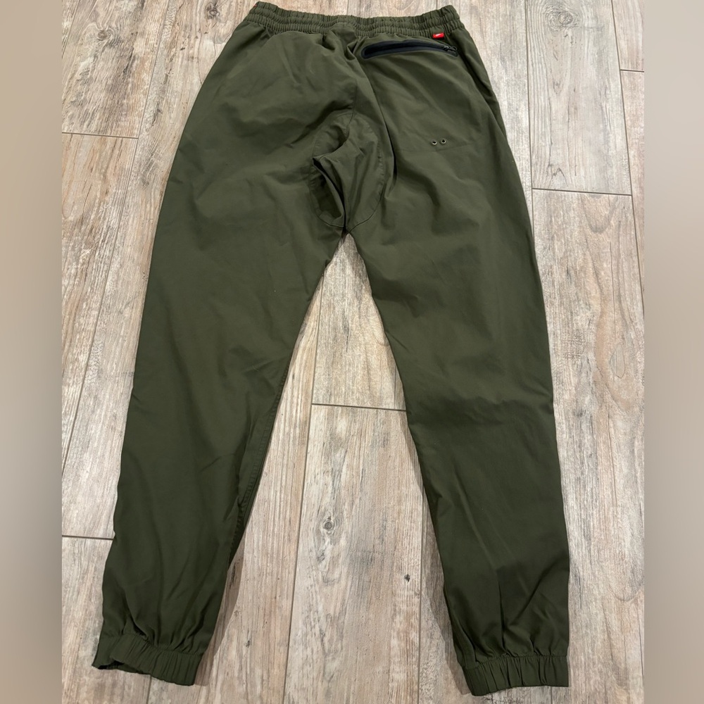 Nike Men’s Green pants ankle zip size large - Picture 6 of 10